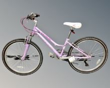 A girl's Claud Butler bike