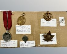 A group of medals comprising German Third Reich 'Winterschlacht In Osten' 1941/42,