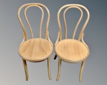 A pair of Bentwood chairs