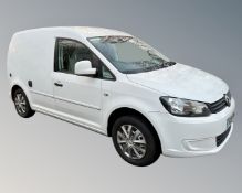 A Volkswagen Caddy commercial coffee van, RO11 FMV, first registered 2011, one former keeper,