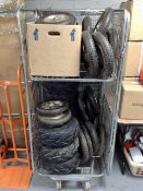 A large quantity of sack barrow wheels