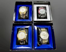 Four Gentleman's Orlando wristwatches, all boxed.