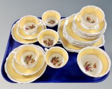 A Foley 28 piece bone china tea service.