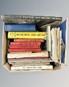 A quantity of vintage books relating to travel, My Alpine Album by F. S.