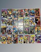 A large collection of vintage Marvel The Uncanny X-Men comics,