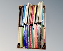 A box of books relating to Railways