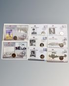 A collection of Royal Air Force first day coin covers