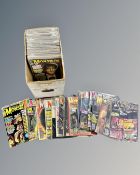A large collection of vintage Famous Monsters magazine issues,