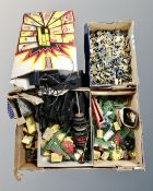 Two boxes of vintage Meccano,