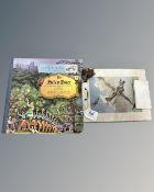 A vintage RAF Beaufighters calendar with interesting inscription verso dated 1943,