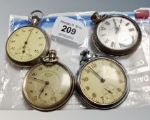 Four vintage pocket watches (4)