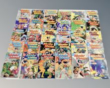 DC Comics : Wonder Woman, fifty four issues, together with detective comics starring Batman,