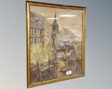 B. Nordstróm : Church, watercolour drawing, 36cm by 46cm.