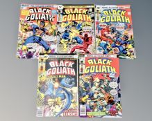 Marvel Comics : Black Goliath, five issues, 1 - 5 inclusive.