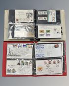 Stamps : Two albums containing a total of 121 First Day covers,