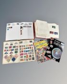 A Stanley Gibbons Gay Venture Stamp Album containing a collection of world stamps,