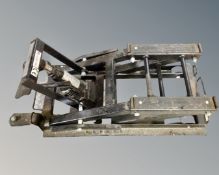 A motorcycle jack.