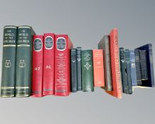 A small collection of antiquarian and later volumes including George Eliot, Thomas Hardy,