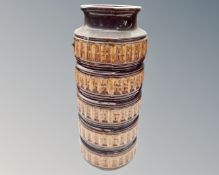 A West German pottery stick stand.