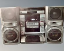 A Sony HiFi system.