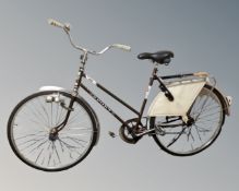 A lady's vintage DBS sport bike.