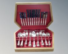 A canteen of EPNS cutlery.