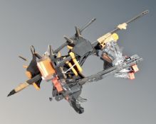 A group of sash clamps.