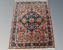 A Keshan rug, Central Iran, 176cm by 132cm.