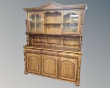 A pine effect dresser,