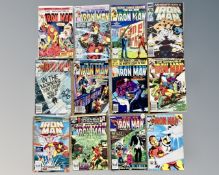 Marvel Comics : A collection of 39 comics all relating to The Invincible Iron Man, 1970's and later.