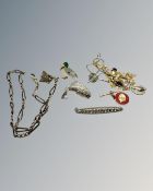 A good quality white metal pin badge modelled as a leaping salmon,