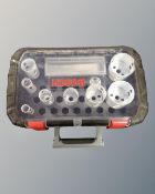 A new Bosch hole saw kit.