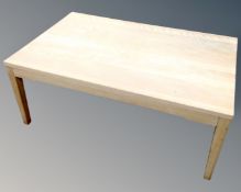 A Scandinavian beech coffee table,