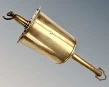 Two 19th century brass spit jacks.