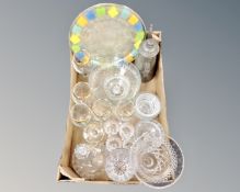 Three boxes containing Royal Doulton dinner china,