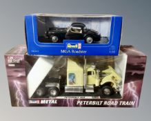 A Revell metal Peterbilt Road train 1.