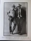 Terry O'Neill 1938-2019 - Paul Newman/Lee Marvin - Butch Cassidy and the Sundance kid poster board