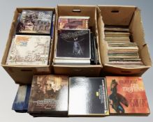 A pallet of vinyl LP classical records and box sets
