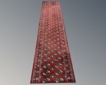 A machined Afghan design runner,