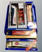 Five Corgi Super Hauler freight vehicles