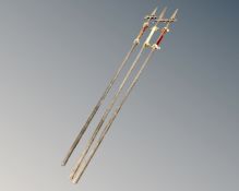 Three reenactment pikes.