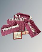 An EPNS King's Pattern table service of cutlery, comprising twenty table forks, twenty table knives,