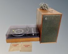 A Dynatron Garrard turntable,
