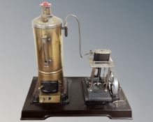 A live steam model engine