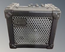 A Roland Micro Cube amplifier