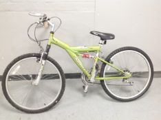 An Apollo full suspension boy's bike