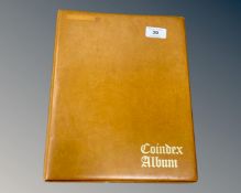 An album of coins, mostly 20th century United Kingdom coins, commemorative issues etc.