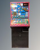 A Viva Espana fruit machine cabinet CONDITION REPORT: Cabinet only, no circuitry.