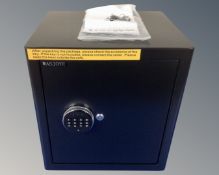 A Wasjoye combination safe with keys and instructions (new)