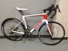 A Giant Defy advanced road bike